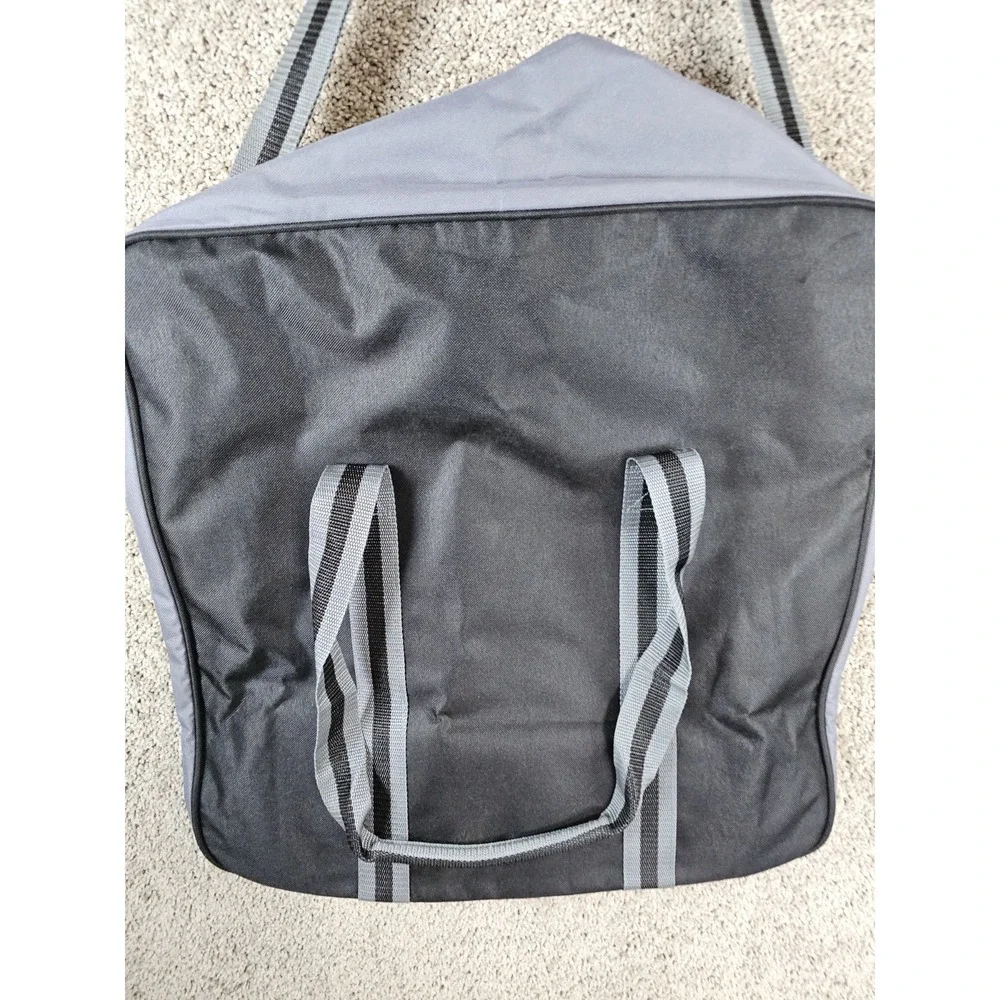Mercedes Benz Travel Bag Tote Weekender Luggage Canvas Large 19x19 #3 Black Gray